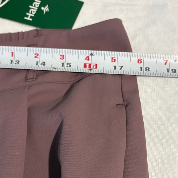 NWT HALARA Plum Relaxed-Fit Pants - Picture 5 of 6